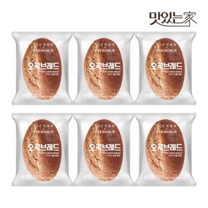 윤연중셰프(준명장) 정직하게 만든 건강한빵 오곡브레드 6개