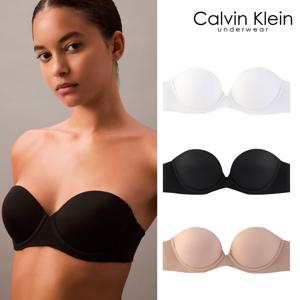 CK 여성 퍼펙틀리 핏 푸쉬업 스트랩리스 브라 QF8252 3종 택1