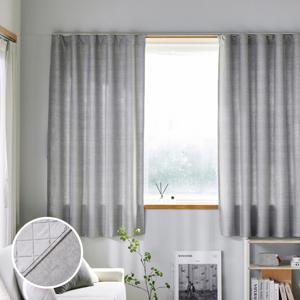ON NEW 린넨스타일 3중방한 3도씨커튼 창문형 140x180 1장 그레이 높이조절밴드