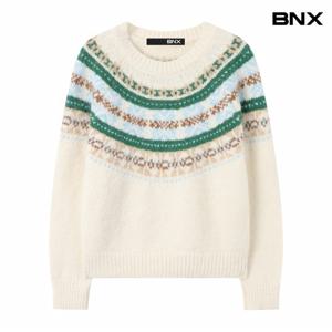 정상가:99,000원: ㅣ 노르딕 패턴 나그랑 루즈핏 니트 (BX4KP013L0)