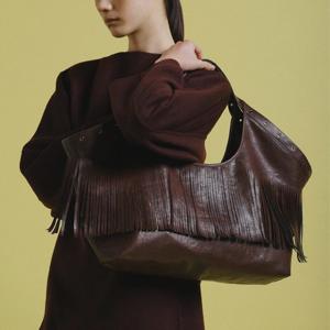 메탈 도트 호보 라지 와인