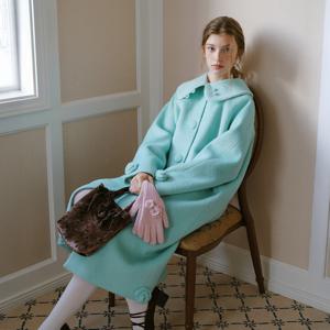 Cest_Flower balmacaan coat