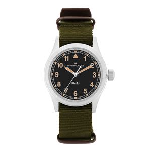 H69401930 카키 필드 남성 나토시계