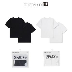 MKF5TS3902  공용 에센셜 헤비코튼 오버핏 반팔티2팩