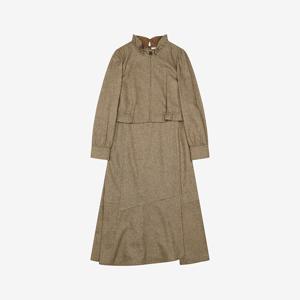 [정상가499,000원]프릴넥덧장윈터롱원피스BLOAX2525