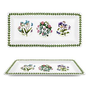 보타닉가든 직사각 디쉬 도자기