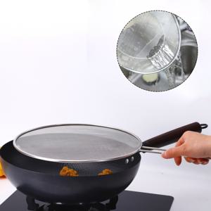 스텐레스 기름방지 후라이팬 망 29cm / 덮개 뚜껑