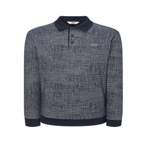 골프 남성 [[24FW]] WGTS4D715N3 [가격인하][스테디셀러]레터 로고 긴팔 폴로 티셔츠 (DEEP NA