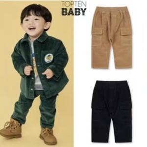 MKE4PP3301 공용 유아 코듀로이 카고팬츠