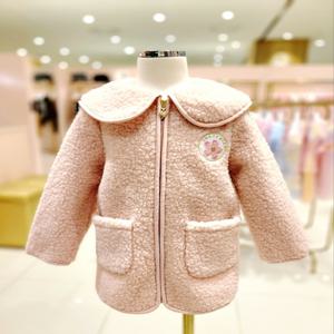 [프렌치캣] 핑크  뽀글이 JK CL 간절기 아우터 Q35DKC040CC