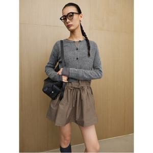 크롭 카디건  그레이 (35595ALY13)