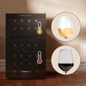 매직쉐프 와인셀러 24병 상하분리 와인 냉장고 저장고 MEW-HT24DB