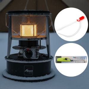 알파카 석유난로 APC-231KK 세라믹 블랙 심지 캠핑 기름 등유 난로 석유히터