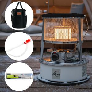 알파카 석유난로 APC-231CW 크림 가방포함 심지 캠핑 기름 등유 난로 석유히터