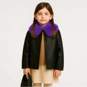 [최초가59,000]뮤 키즈 퍼 카라 머플러 퍼플_MK5WMF01X