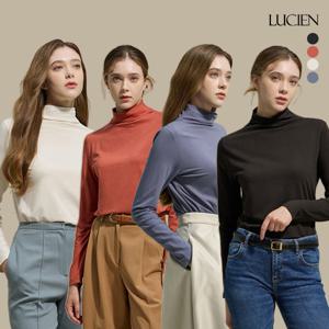 모달 코튼 카울넥 티셔츠 4종 택1