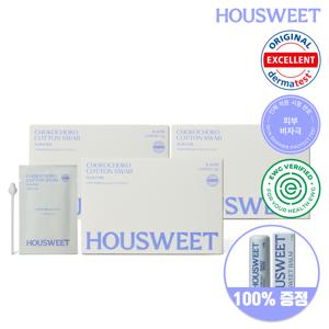 하우스윗 촉코촉코 면봉 식물유래 성분 코딱지 건조함 제거 3box+스윗밤 1box