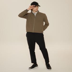 헤지스 골프 [[24FW]] HUPA4C613BK 블랙 남성 두잉 화섬기모 밴딩 조거팬츠