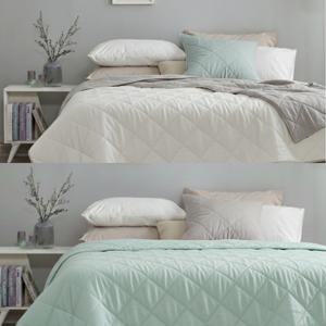 (베스트) 프리미엄 고밀도면 호주산 양모 스프레드 겸 이불 S/Q