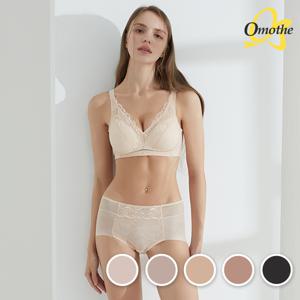 [최초가 59,000원]  빅사이즈 ABCDE컵 프리미엄 텐셀 풀커버 노와이어 브라팬티 2종/택일