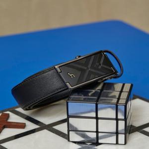 헤지스 액세서리 남성 [[24FW]] WUBE4F302BK [스테디셀러] 블랙 단색 소가죽 벨트