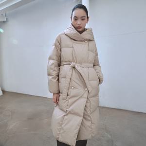 [TAG:699000원][KL]후드 벨티드 롱 구스다운 KDHCPL0100