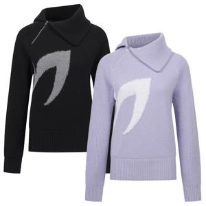 양말사은품 [마스터바니] 여성 울 와이드 칼라 사이드 집업 니트 421D4SR411