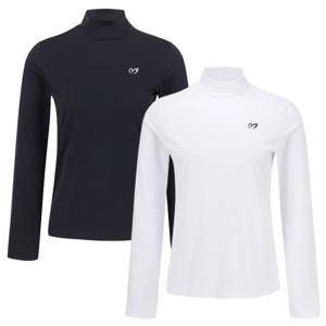 [마스터바니] 여성 심볼 스트레치 모크넥 긴팔 티셔츠 421D4TI002