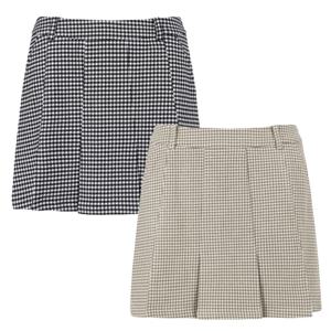 양말사은품 [마스터바니] 여성 체크 플리츠 숏팬츠 421D4PS413