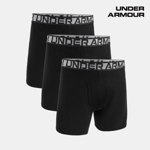 남성 UA 에센셜 코튼 6인치 드로즈 3장 세트 1387429-001