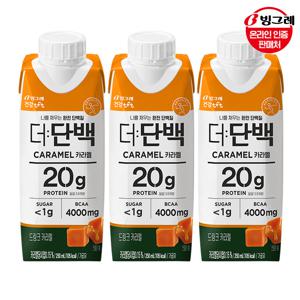 빙그레 더단백 드링크 카라멜 250ml 18개