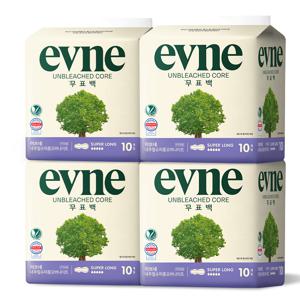 [이브네][4팩] 내추럴 슈퍼롱오버나이트 10개입