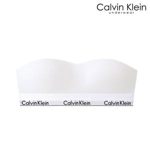 CK 여성 아이콘 코튼 모달 반도 브라 QF8497 WHITE