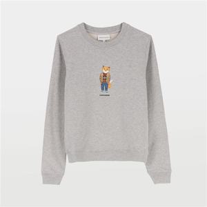 드레스드 폭스 프린트 스웨트셔츠 LW00309KM0001 H120