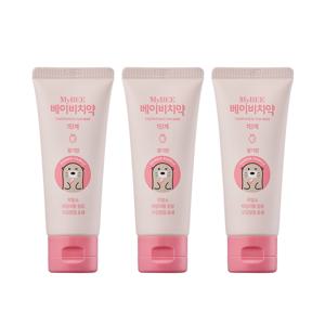 겔형 베이비치약 1단계 50g 3개/0~2세