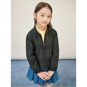 [택가 159,000] [Re-edition] 프리미엄 체크 바람막이 점퍼 - 그린 (BI5839G01M)