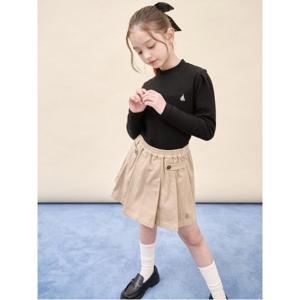 [택가 45,000] 여아 클래식 골지 티셔츠 - 블랙 (BI5941G015)