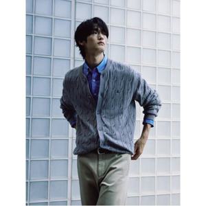 [정가 299,000원] 코튼 케이블 라운드 카디건  그레이 (BC585AC183)