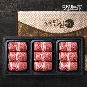 [농협안심한우] 1등급 한우 프리미엄 꽃등심 선물세트 1.2kg