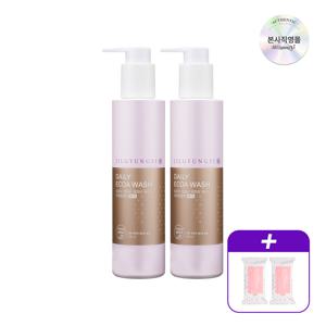 여성청결제 데일리 에코아워시 골드 젤 200ml*2+페미닌티슈 10매입x2개