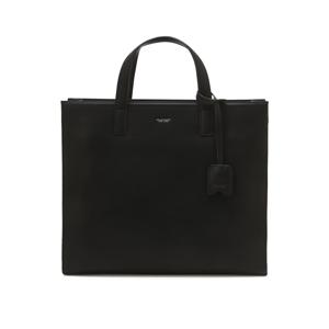 [LUKE][노트북수납] 루크 블랙 소가죽 세로형 토트백 JUBA5F631