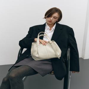 아이보리 가죽 블룸 크로스겸 토트백 S JABA5F722