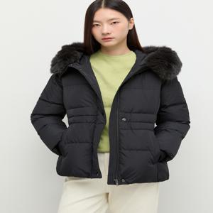 [쉬즈미스] 폭스 퍼 벨티드 덕다운 패딩 SSDJPP42080