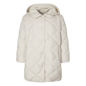 헤지스 여성 [[25FW]] HSJU5D012I1 니트후드 롱 구스 다운 점퍼 라이트베이지