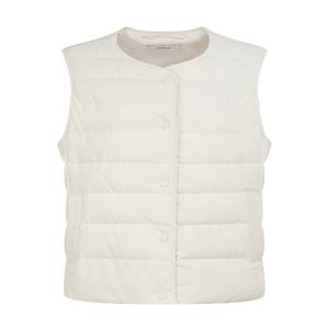헤지스 여성 [[24FW]] WSJU4D929IV [가격인하][구스다운] 아이보리 숏 경량다운 베스트