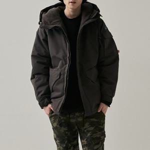[브리치] 넛지어패럴 / 오버핏 빅사이즈 방풍 방수 패딩 점퍼