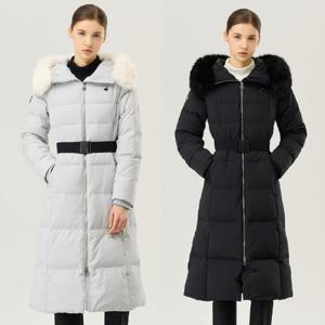 르꼬끄 [택가 499000원]여성 밍크퍼 구스 롱다운 QP422ODJN2