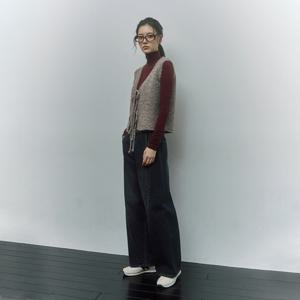 [정가 99,900원]기모 빈티지 절개 와이드팬츠_AR4DPB60