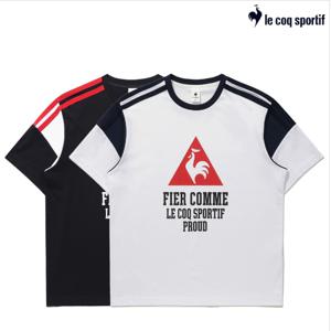 르꼬끄 [택가 59000원]공용 선데이 컬러블록 루즈핏 반팔티 QQ123LRS36_IJS2