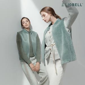 [최초가 109,000원]  헤링본블루종베스트(리버서블)